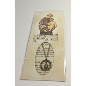 St Anthony Pendant Necklace  NWT